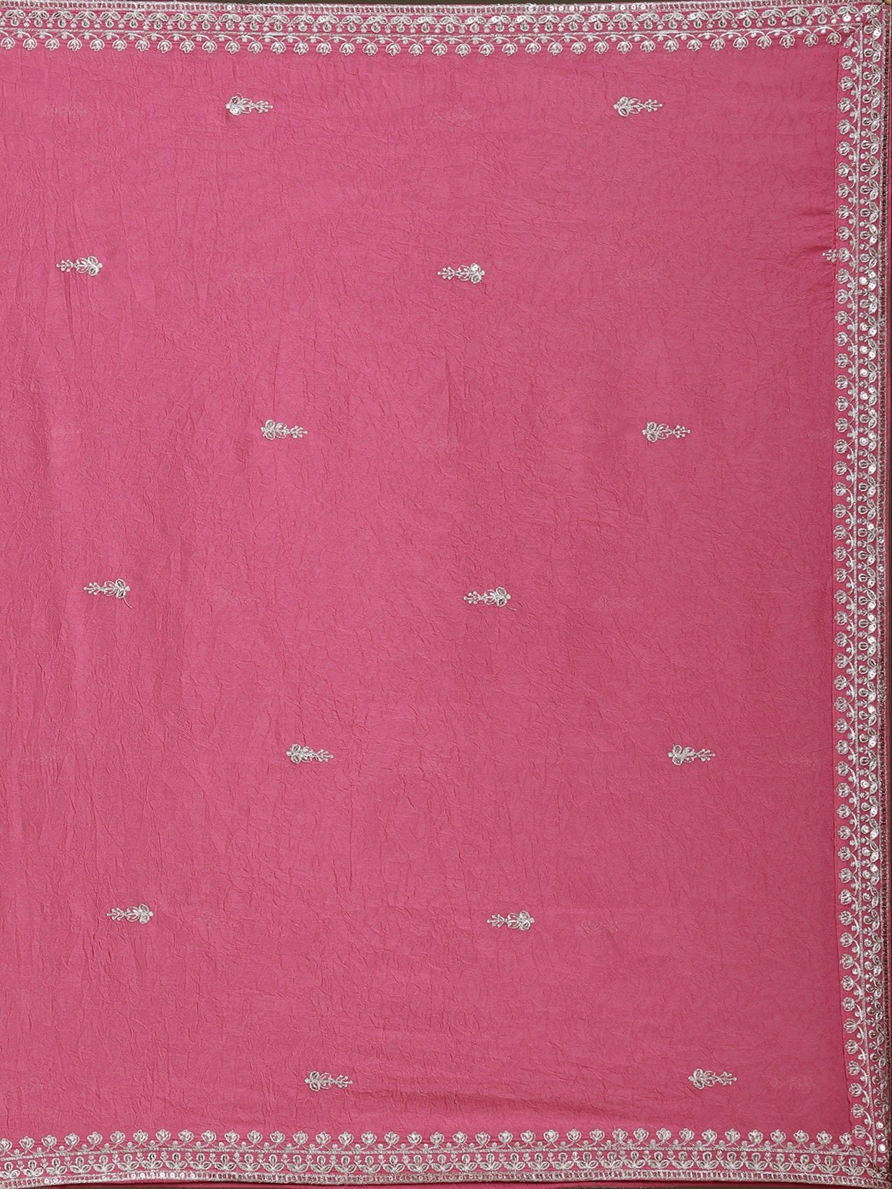 Zariwork (Silver) Soft Raw Silk Readymade Lehenga - Image 18