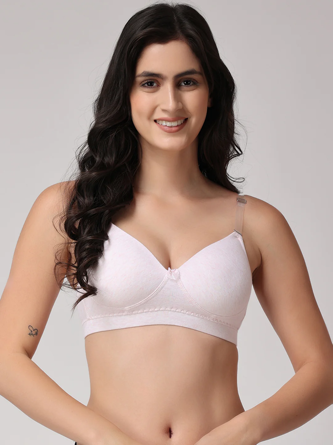 Full Coverage Heavily Padded Convertible-Straps T-Shirt Bra - Image 4