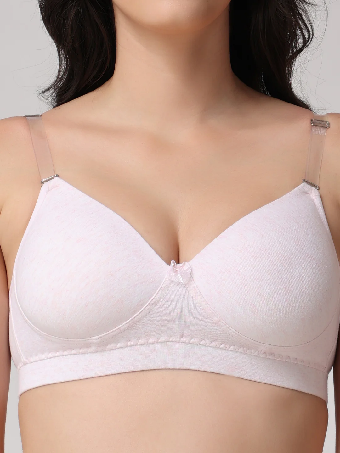Full Coverage Heavily Padded Convertible-Straps T-Shirt Bra - Image 3