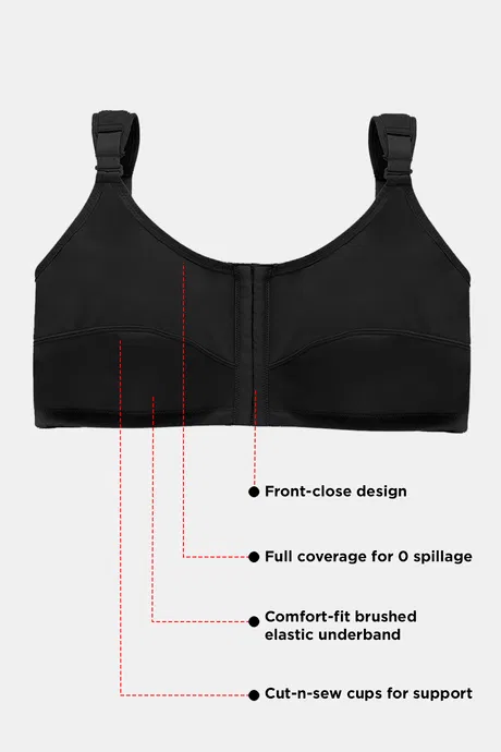 True Curv Posture Correction Double Layered Non-Wired Full Coverage Super Support Bra - Image 5