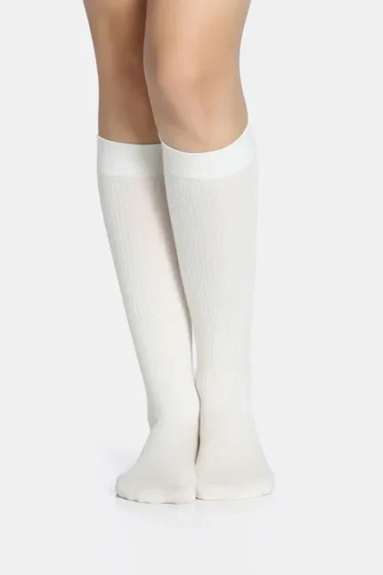 Polyester Elastane Full Length Socks