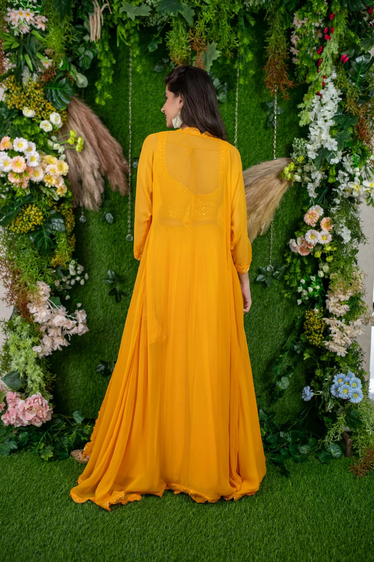 Daffodil Yellow Lehenga - Image 8